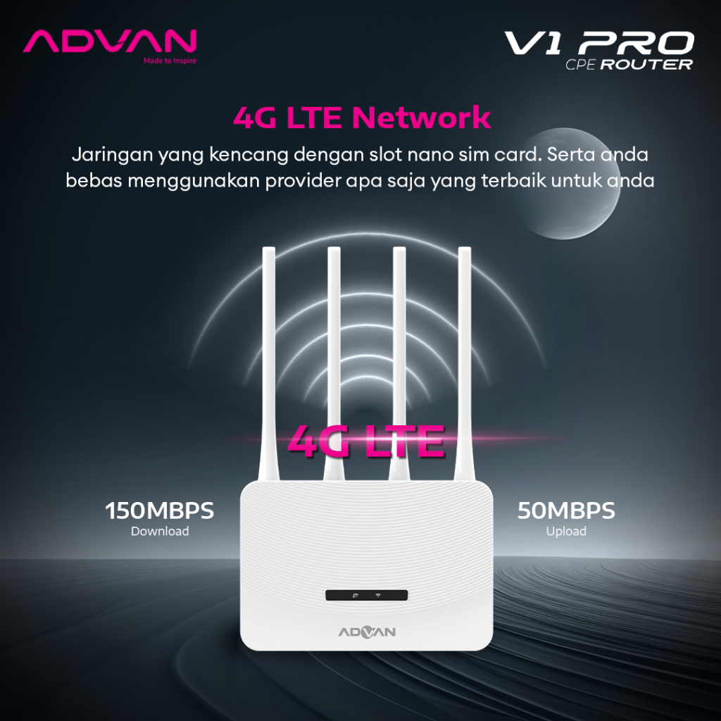 Bangga Teknologi Indonesia ADVAN CPE V1 Pro Modem
