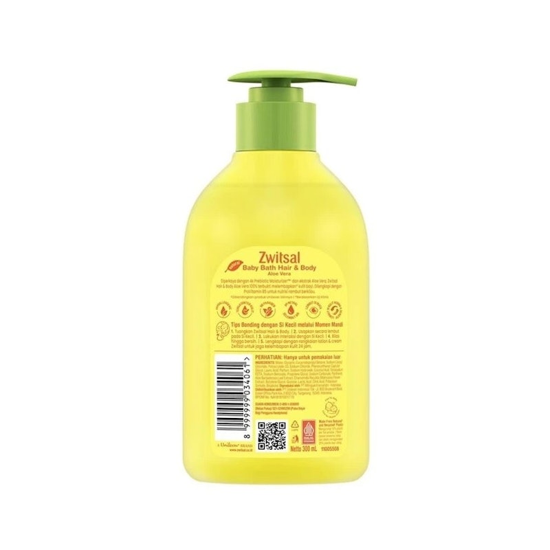 Baby Hair & Body Bath Aloe Vera 2