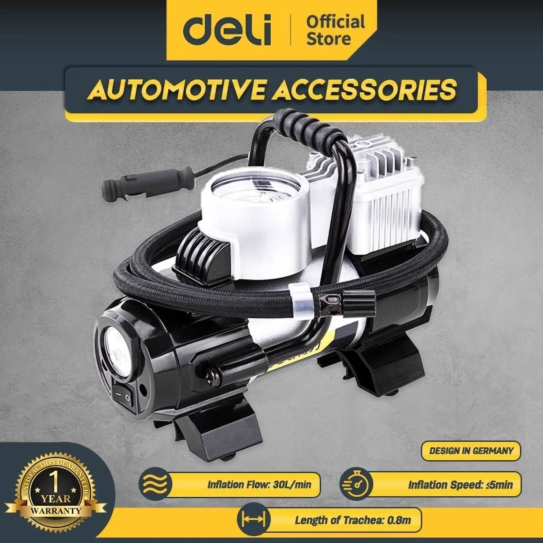 Deli Group Deli Pompa Angin Portable DL805X