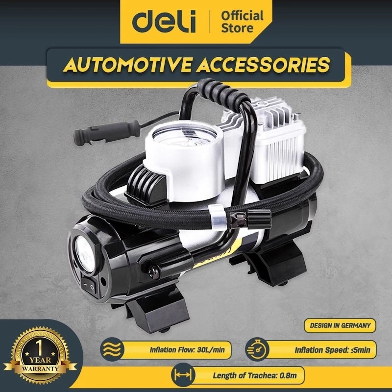 Deli Pompa Angin Portable 5