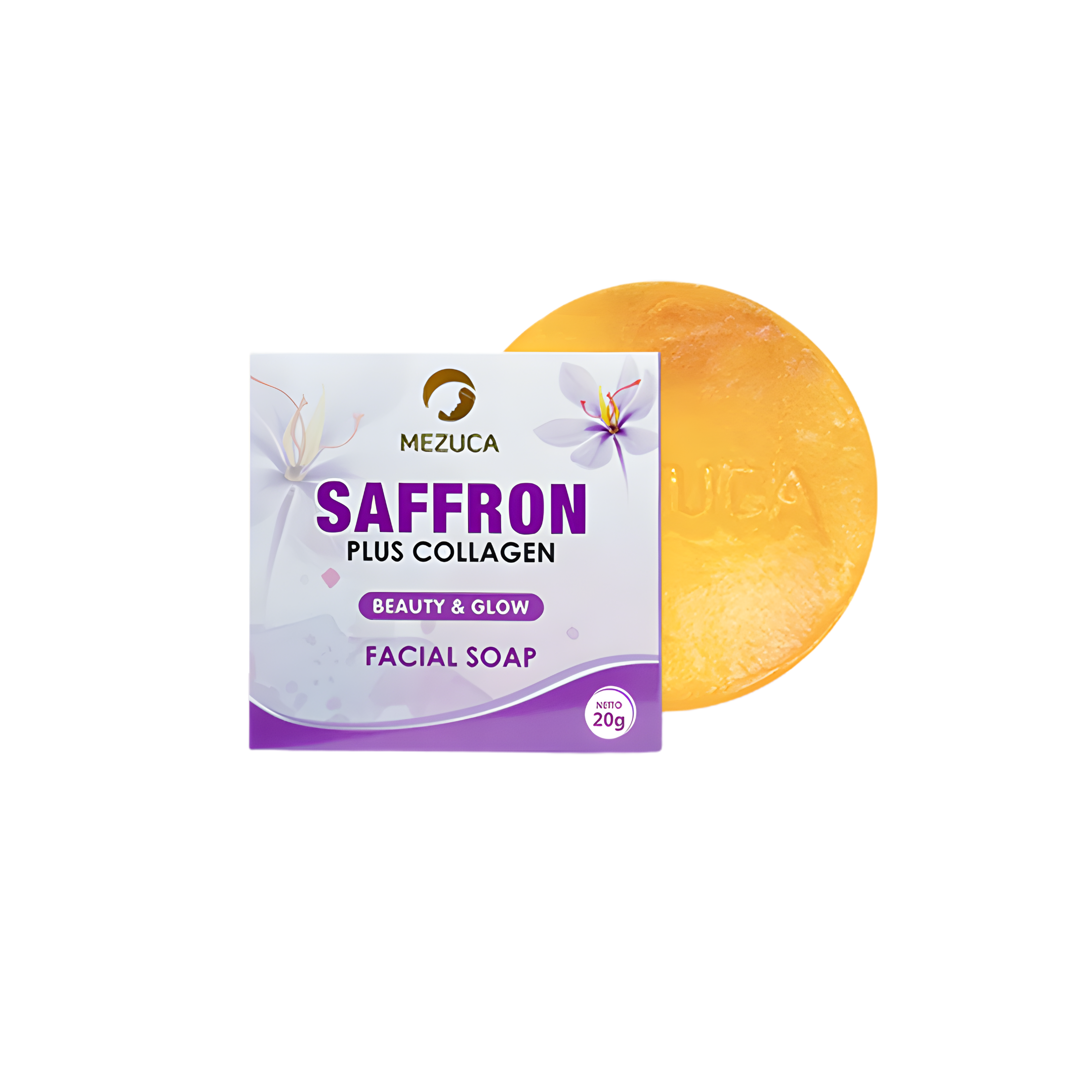 Mezuca ｜ Saffron Plus Collagen Facial Soap