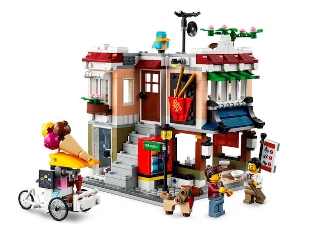 Creator 3in1 31131 Downtown Noodle Shop Building Kit ｜ 31131