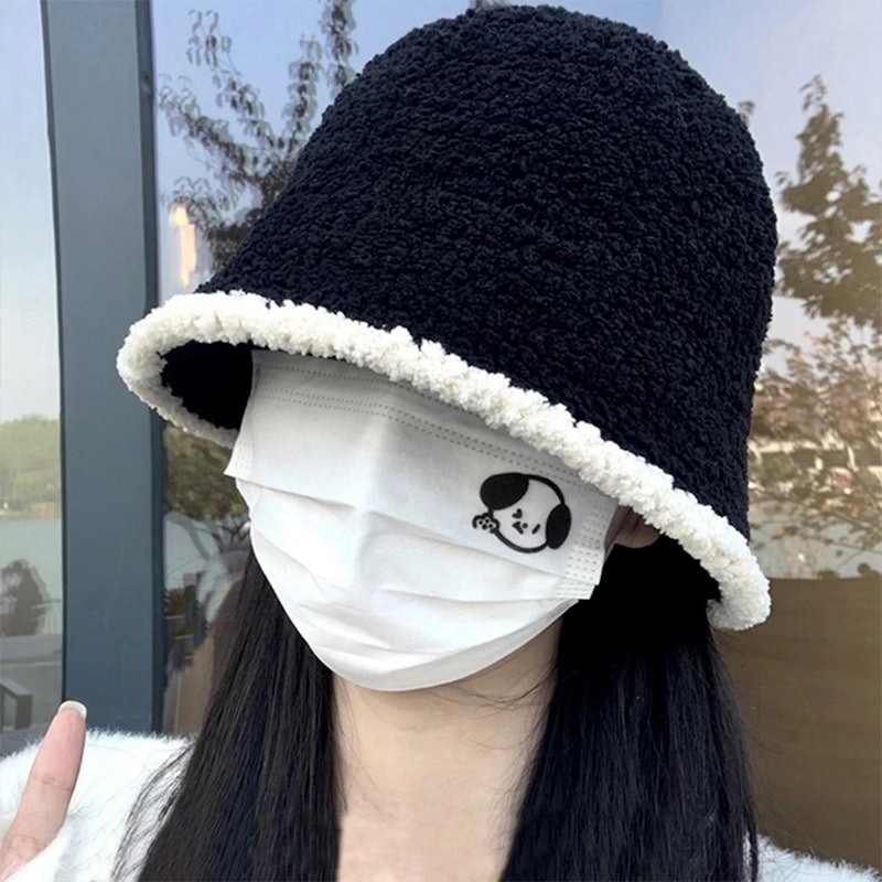 Topi Bucket Rajut Korea Style 3