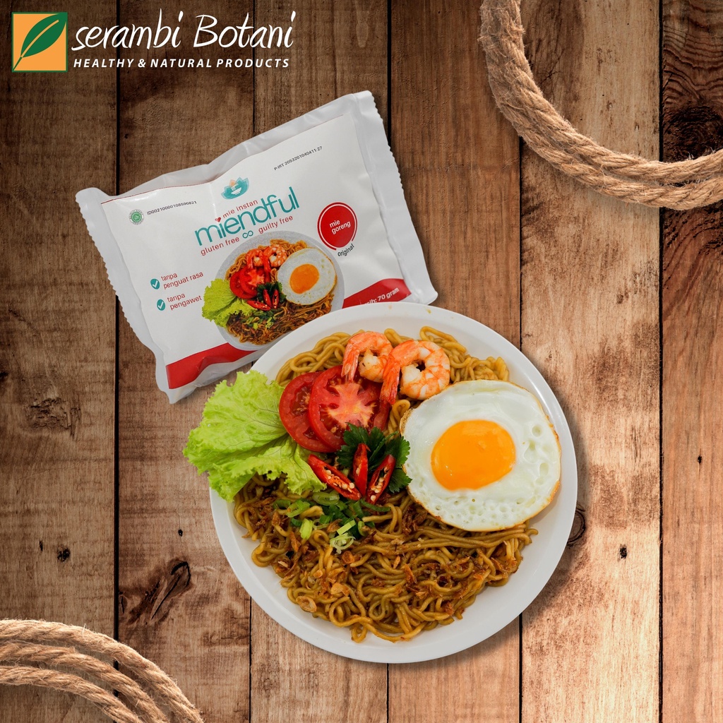 Indofood CBP Sukses Makmur Miendful Mie Instan Gluten Free Rasa Goreng