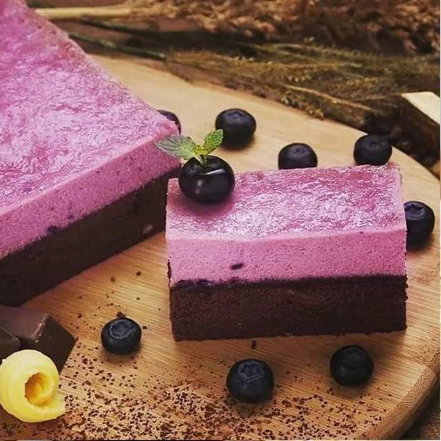 Brownies Blueberry