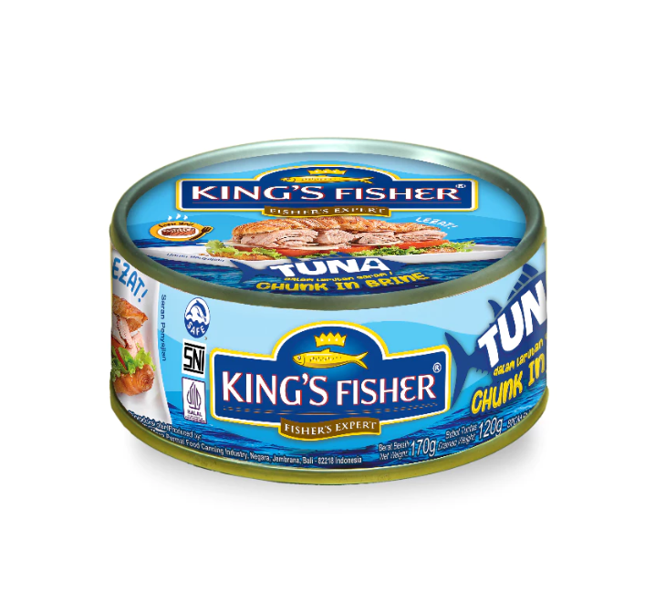 King's Fisher Tuna dalam Larutan Garam