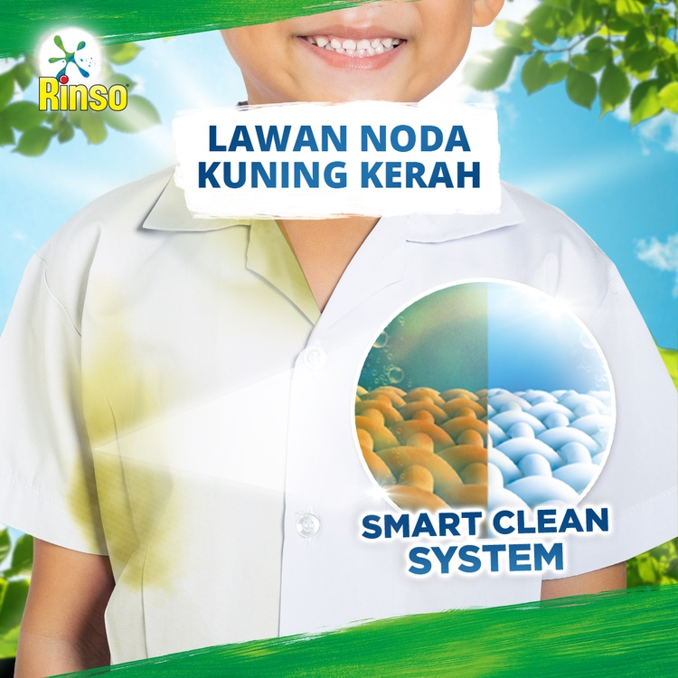 Unilever Indonesia Rinso Molto Deterjen Bubuk Anti Noda Classic Fresh