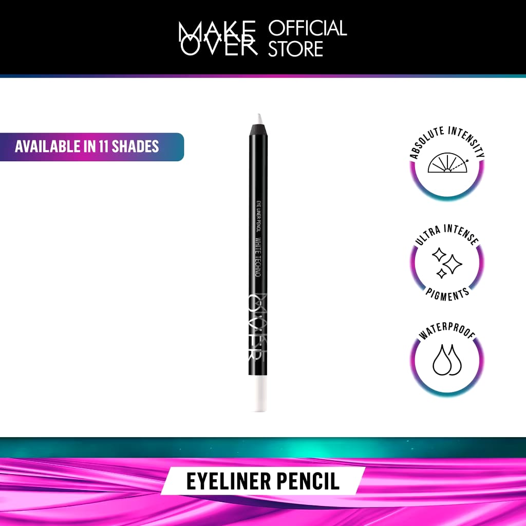 Paragon Technology and Innovation MAKE OVER Eye Liner Pencil White Techno