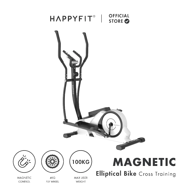 HAPPYFIT Magnetic Elliptical Bike Cross Training 2