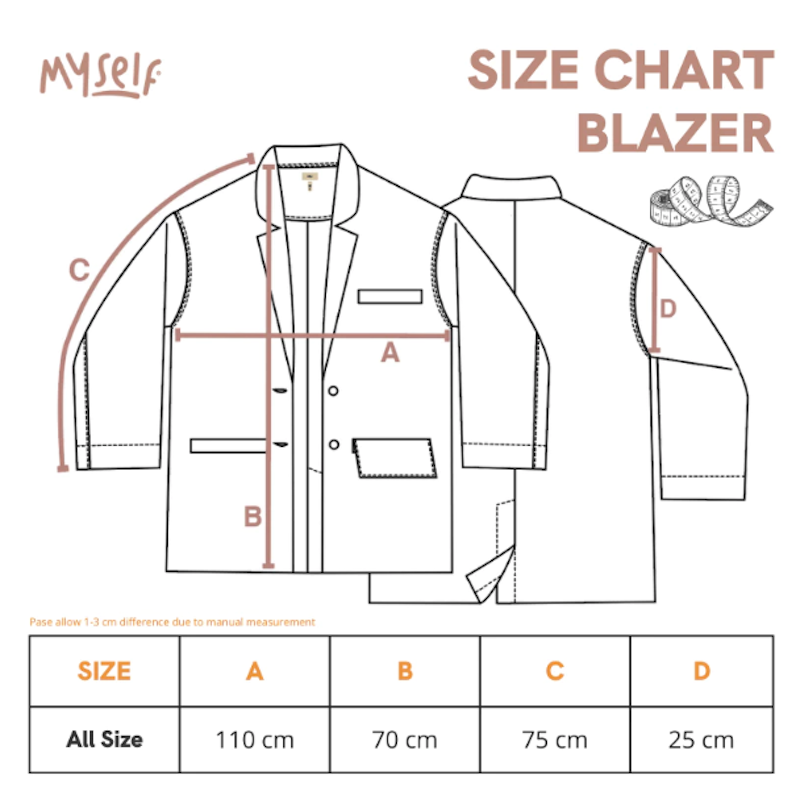 Myself Blazer Denim Wanita 5