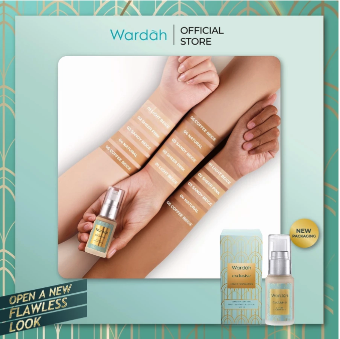 Paragon Technology and Innovation Wardah Exclusive Liquid Foundation 04 Natural