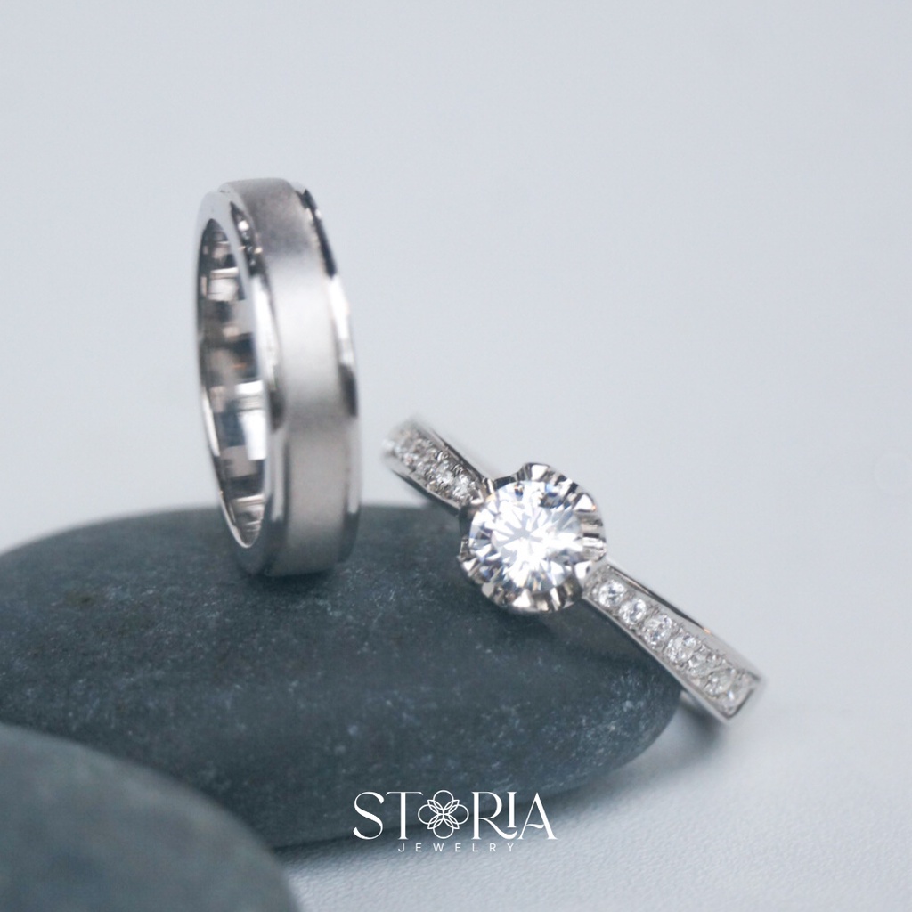  Storia Jewelry Cincin Kawin Couple Perak Sterling Silver 925  79