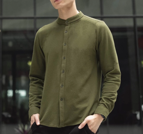  CUTOFF Brave Collarless Shirt