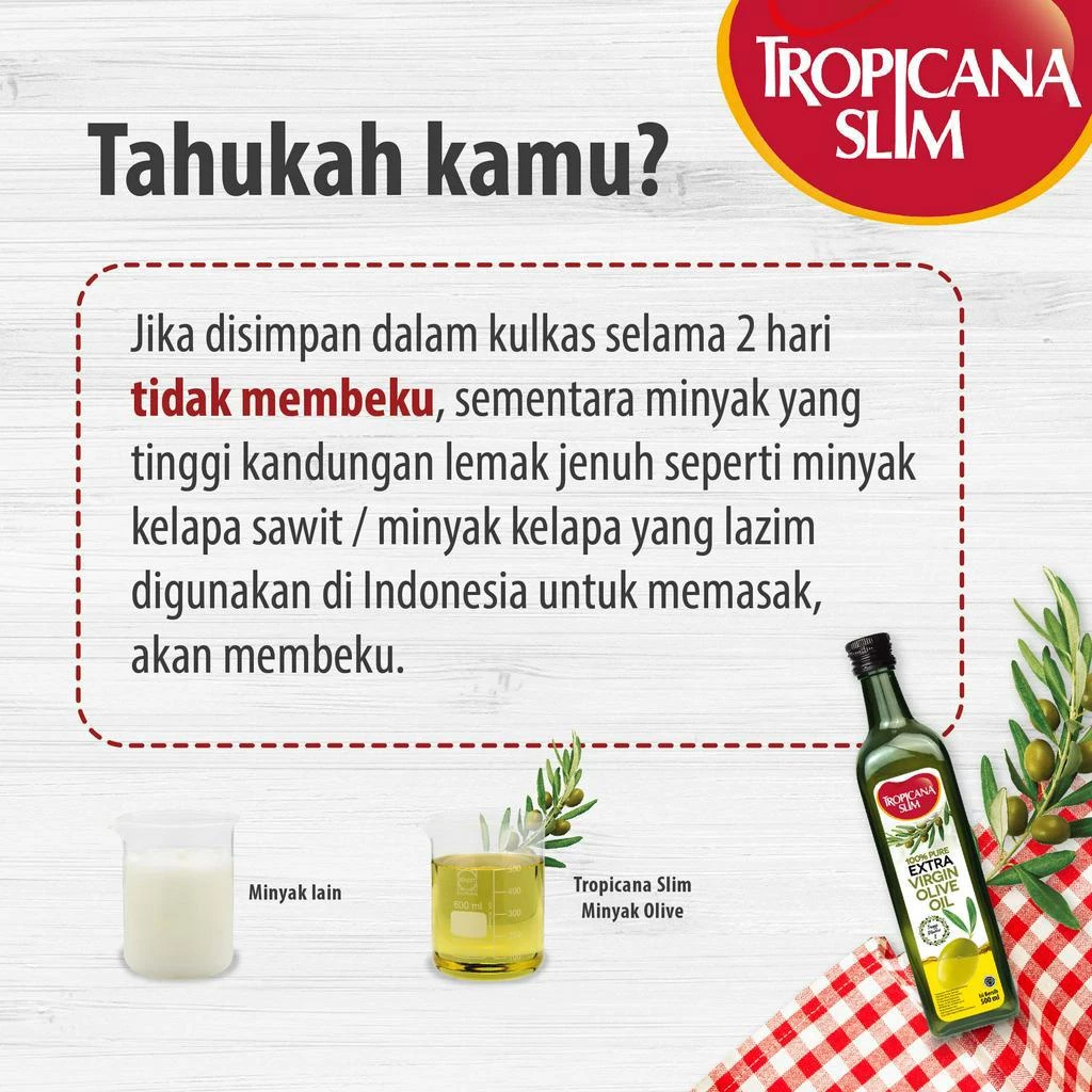 Nutrifood Tropicana Slim 100% Pure Extra Virgin Olive Oil