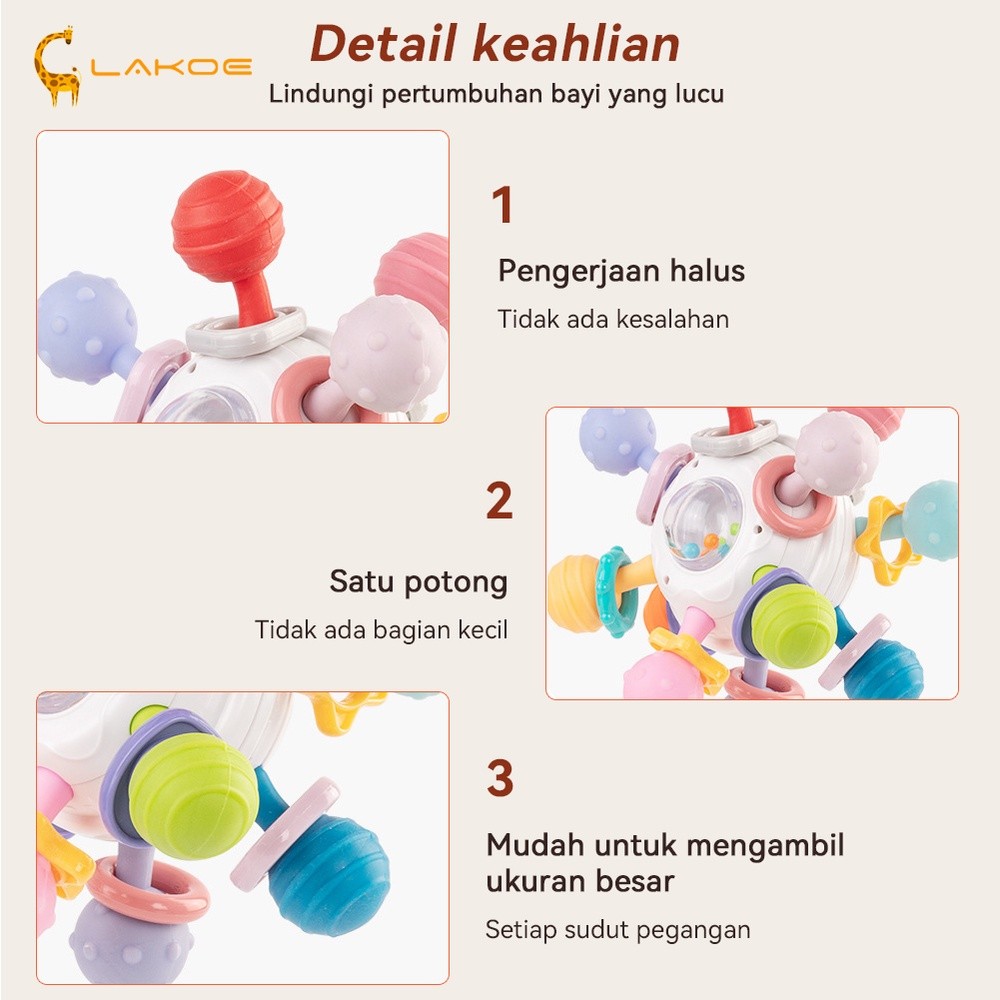 Lakoe Mainan Bola Atomik Putar