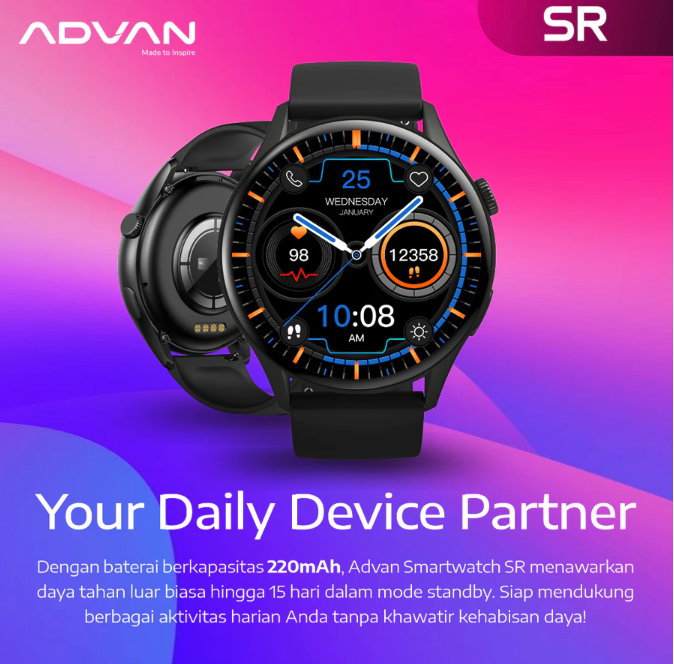 Bangga Teknologi Indonesia Advan Smartwatch SR