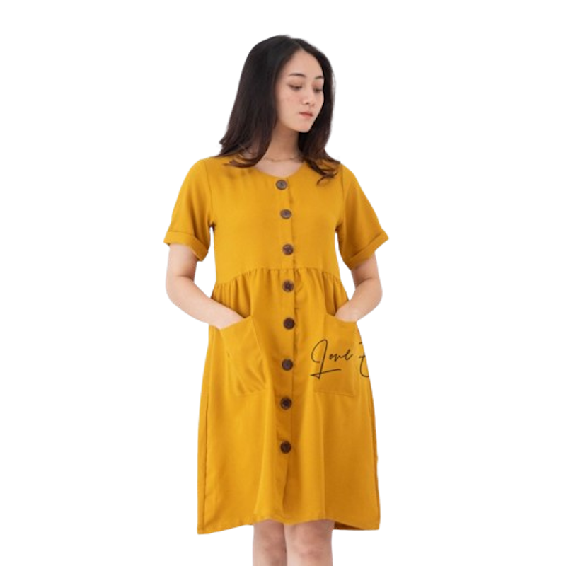 Button Midi Dress 1