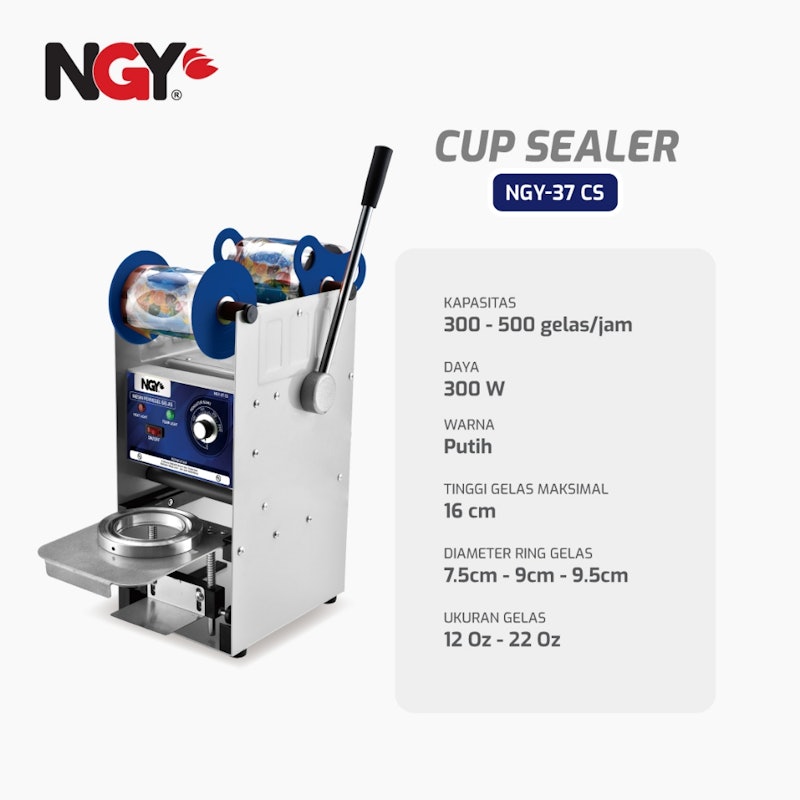 NGY Electronics Nagoya Plastic Cup Sealer 5