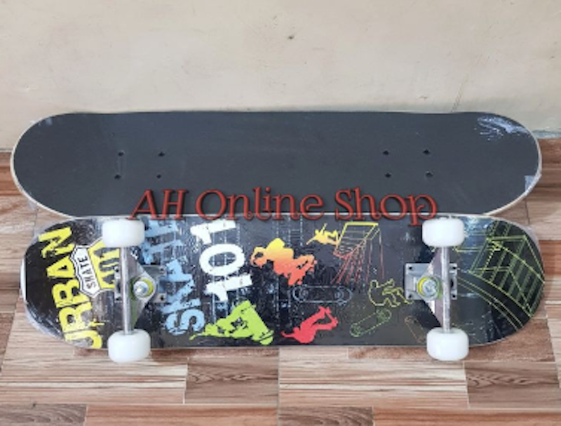 Skateboard Maple Fullset Amplas PU 4