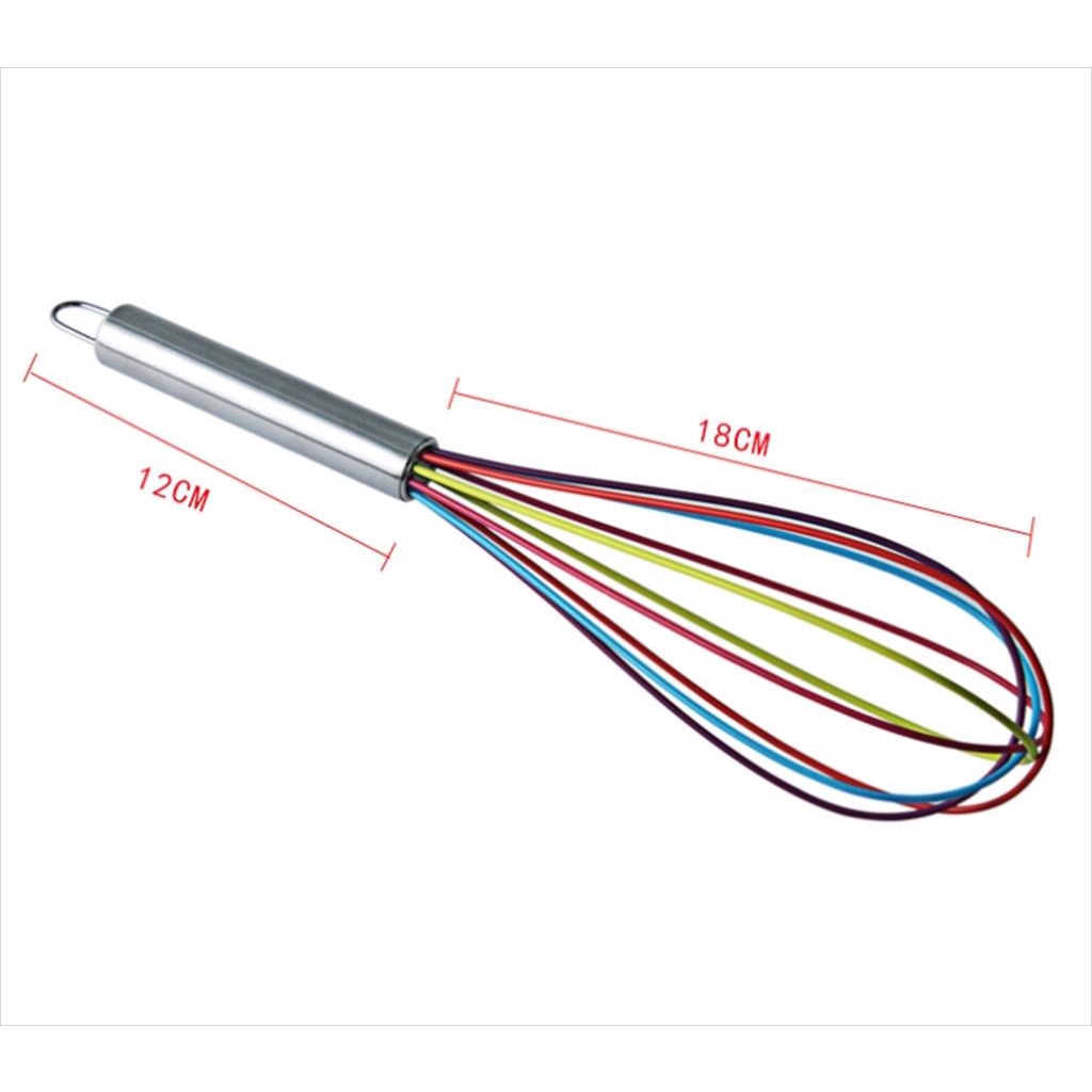 Whisk Silikon Warna-warni