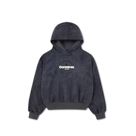 Converse Kids Printed Girl's Hoodie Black 1