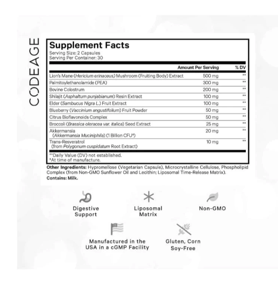  CODEAGE GLP-Harmony Companion+ Beyond Vitamins