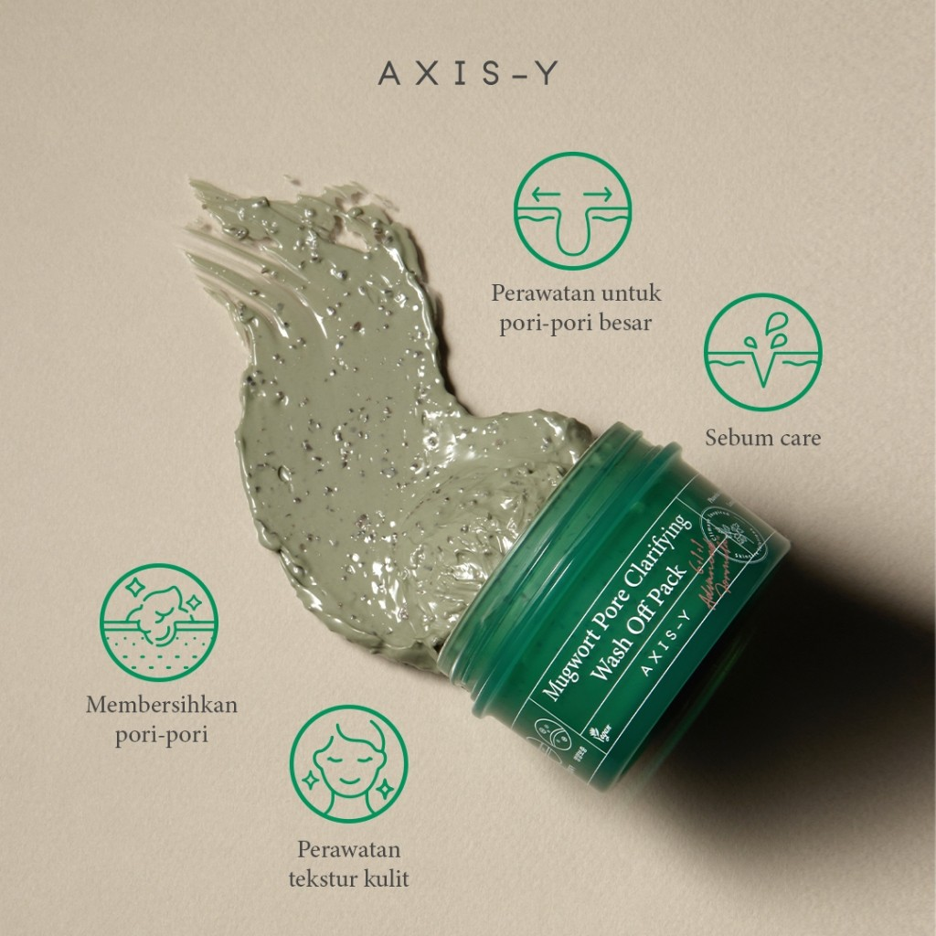 Asia Master Trade AXIS-Y Mugwort Pore Clarifying Wash Off Pack