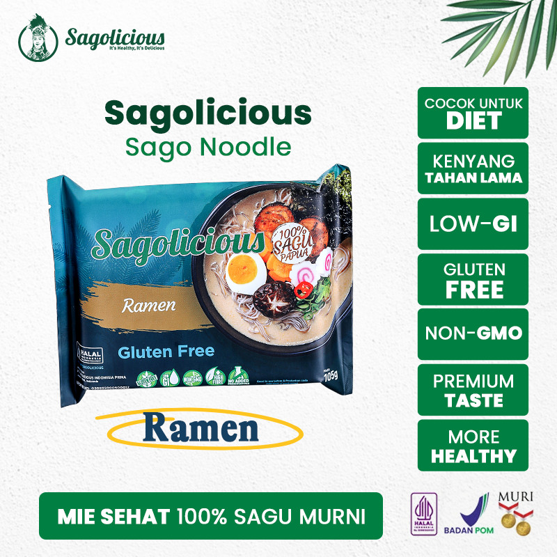 Sagolicious Indonesia Prima Sagolicious Gluten Free Ramen Noodle