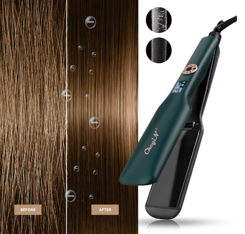 CkeyiN Wide Hair Straightener 5