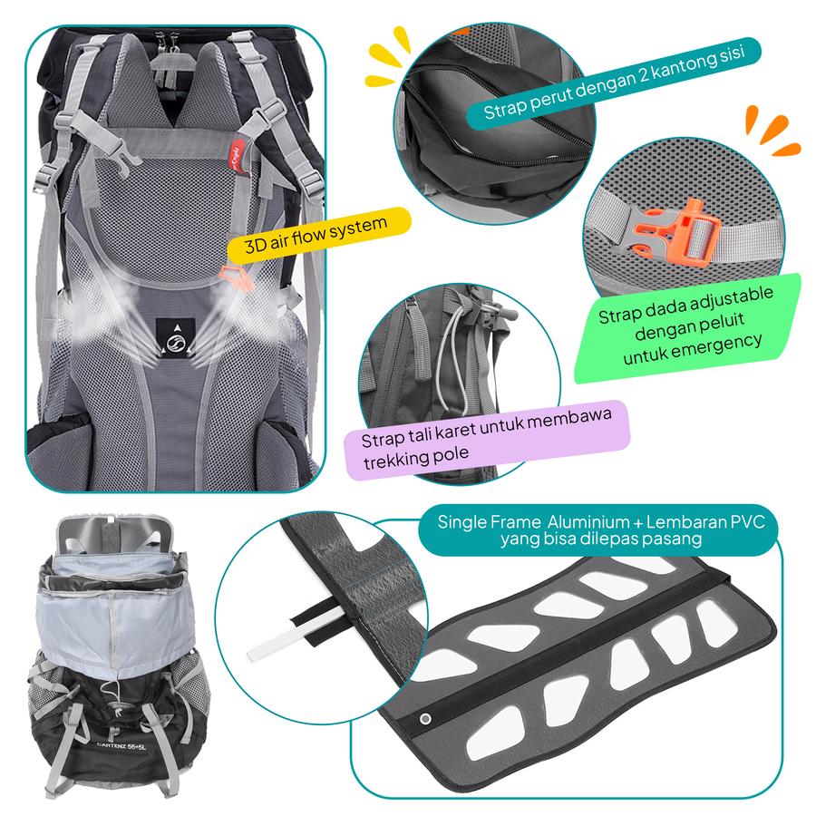 Elfs Indonesia Elfs Active Carrier Hiking CARTENZ