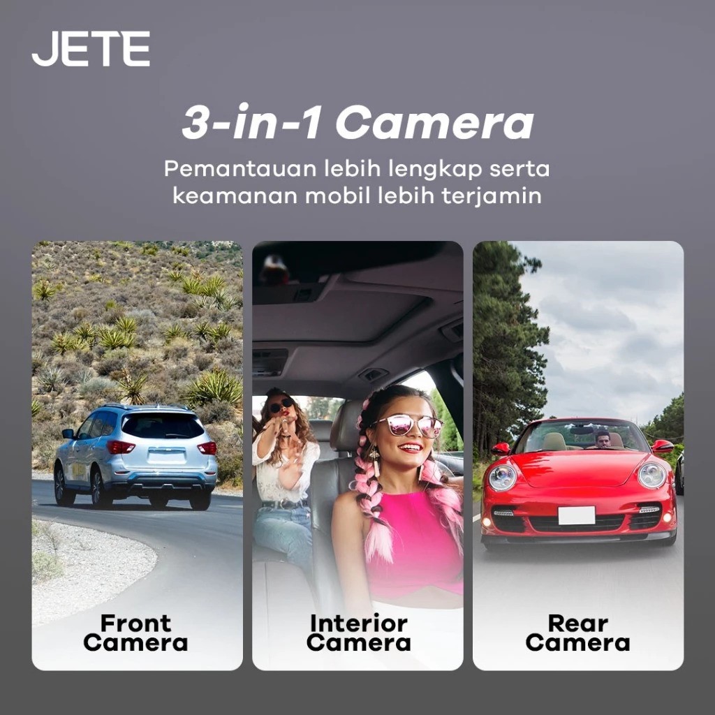 JETE Dashcam Mobil  3