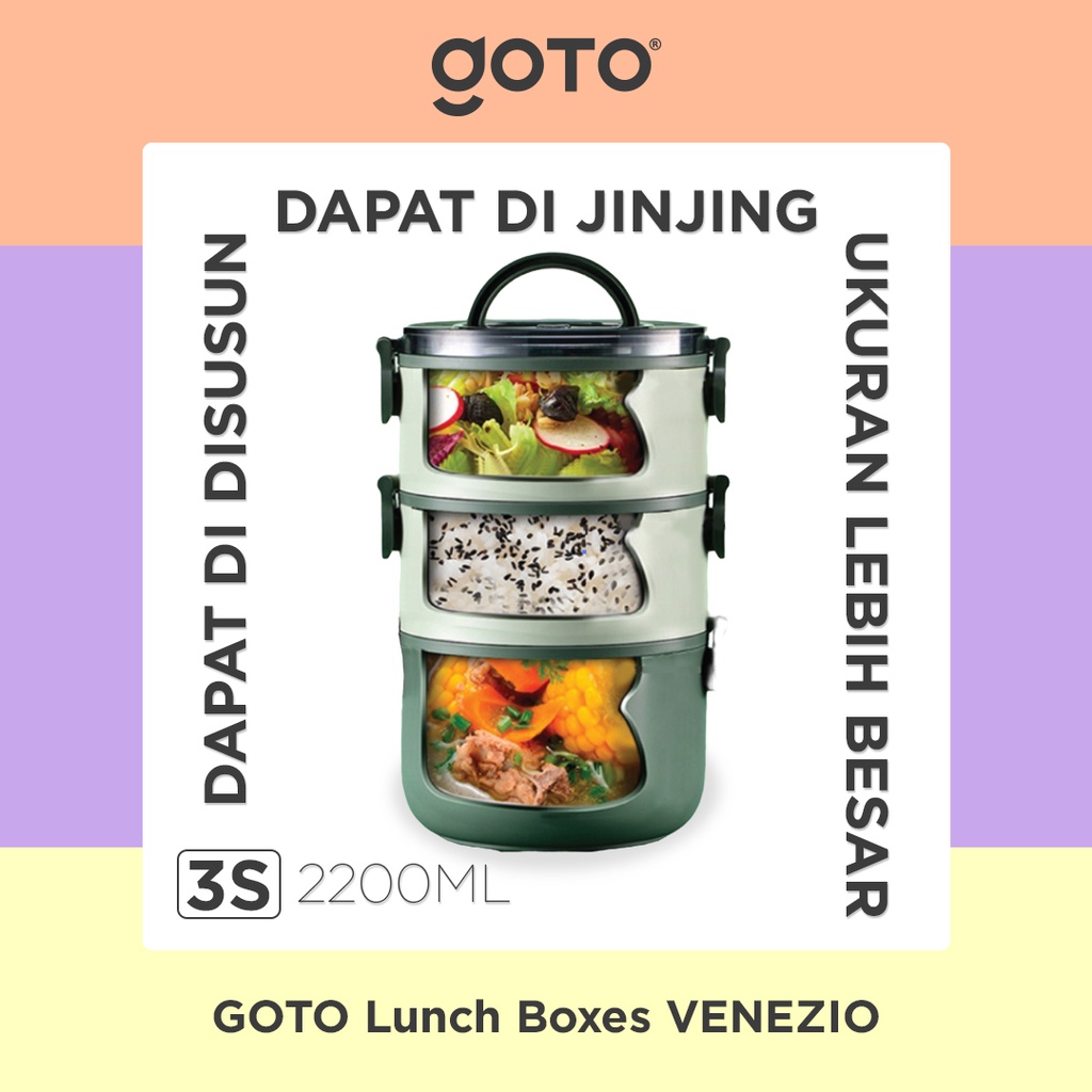 Pilar Niaga Makmur GOTO Lunch Boxes Venezio 