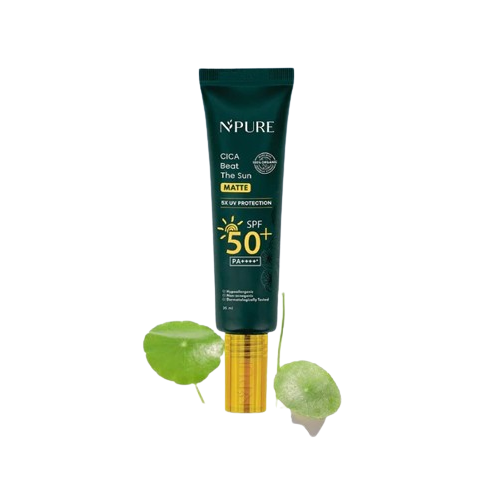 N'PURE ｜ Sunsreen Cica Beart The Sun Matte SPF 50+ PA++++