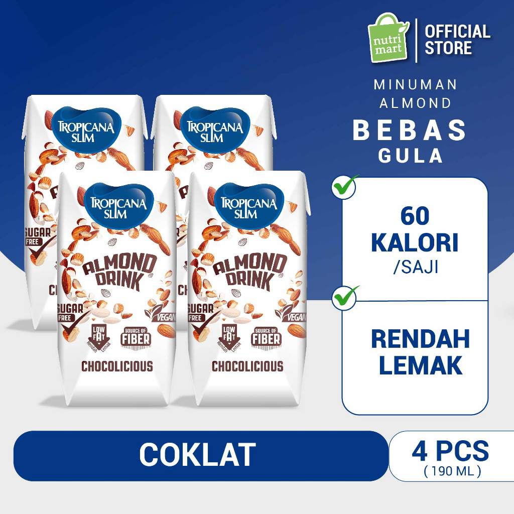 Nutrifood Indonesia Tropicana Slim Almond Drink Chocolicious