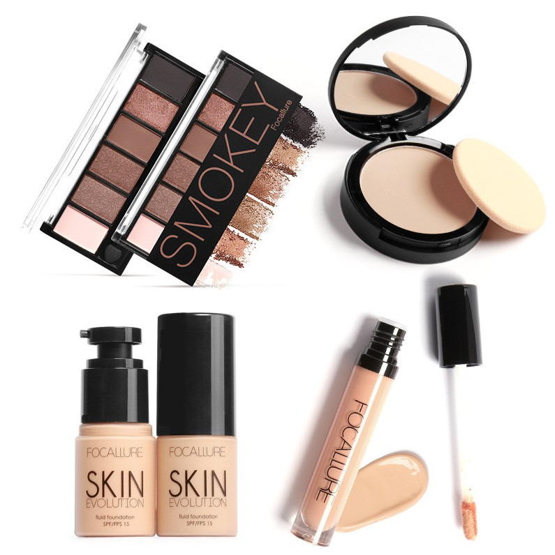 Focallure 4 Pcs Professional Makeup Set Beauty Makeup