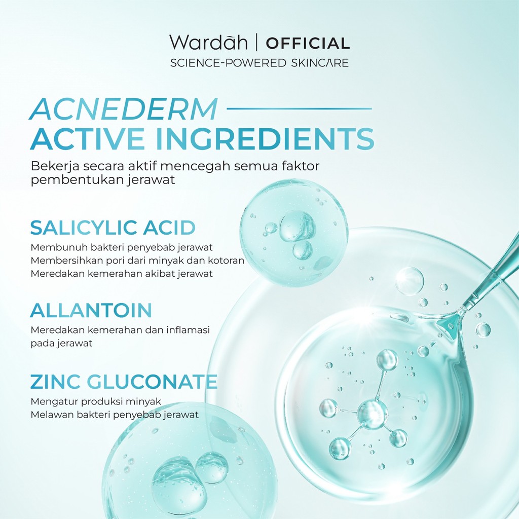 Paragon Technology and Innovation Wardah Acnederm Acne Clearing Low pH Foaming Cleanser