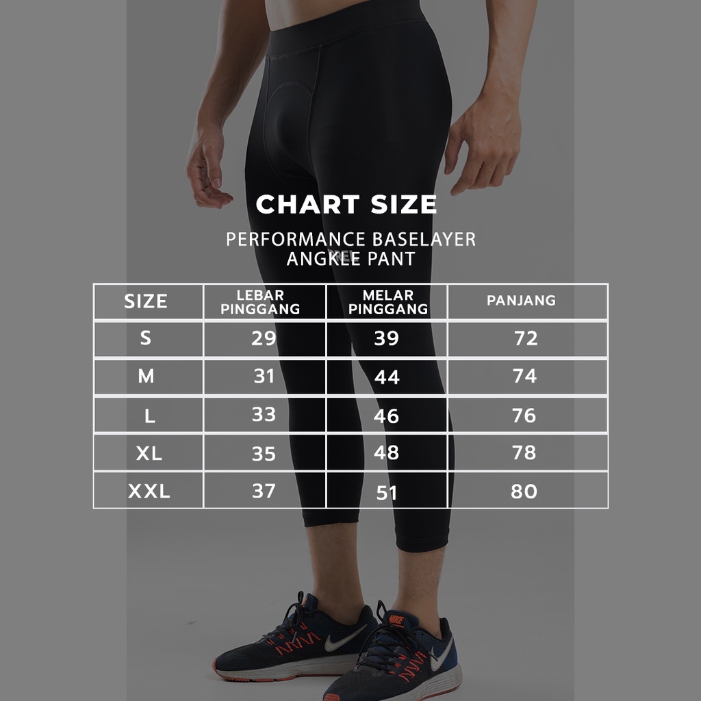  Terrel Sportswear Performance Base Layer Ankle Pants
