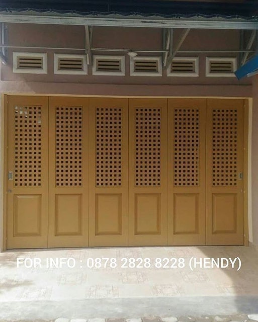 Pintu Garasi Besi Powder Coating Sliding Door 2