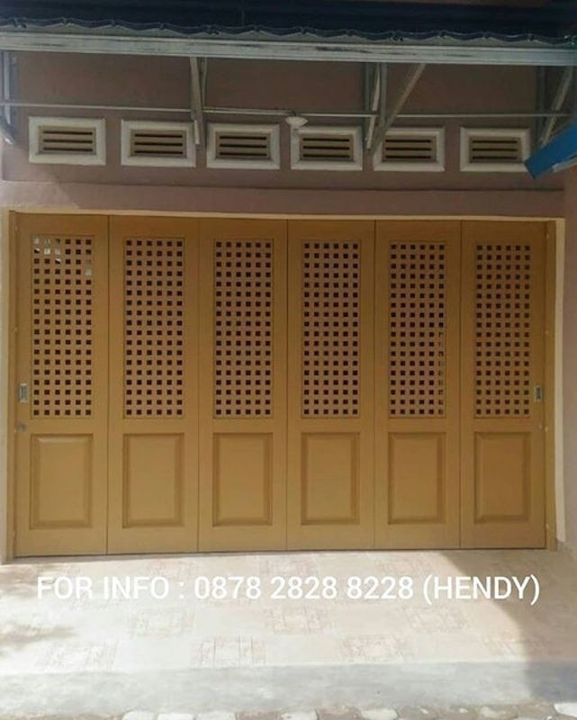 Pintu Garasi Besi Powder Coating Sliding Door 2