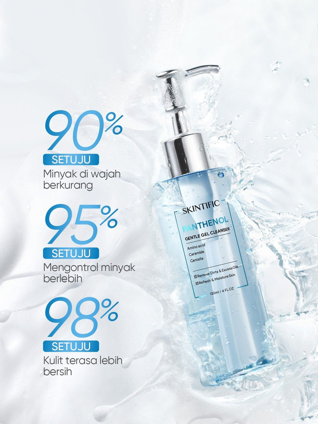 SKINTIFIC Cosmetics SKINTIFIC Panthenol Gentle Gel Cleanser 