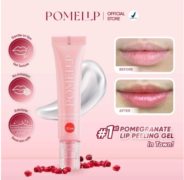 Pasti Omzet Melimpah POMELIP Pomegranate Lip Peeling Gel