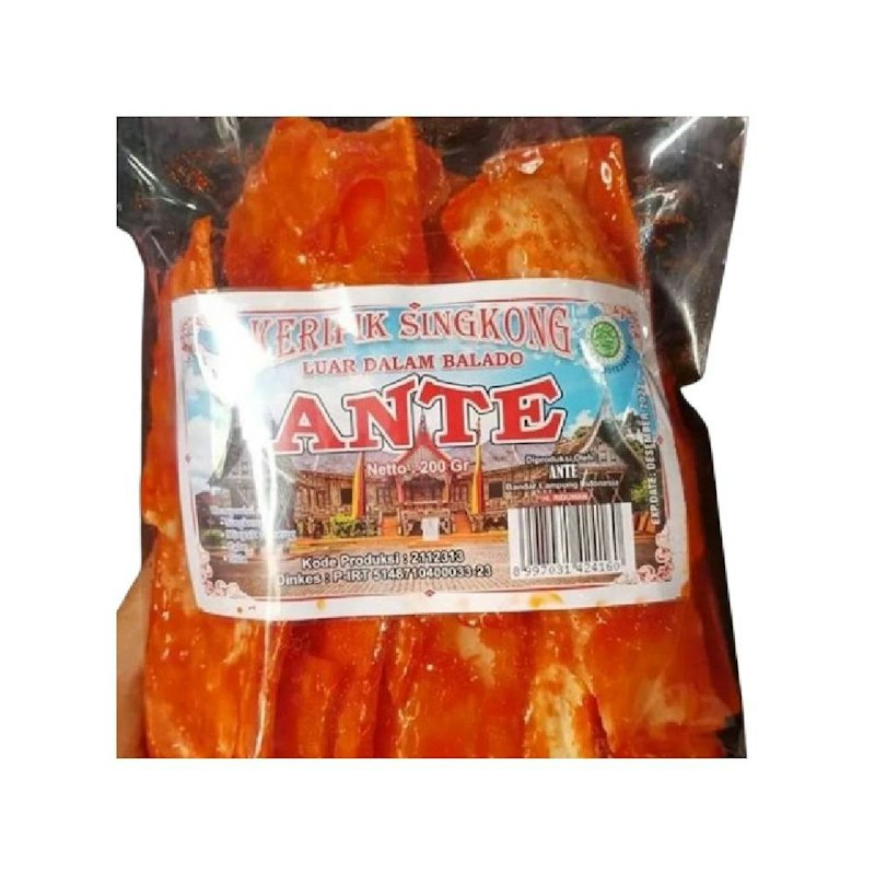Ante Keripik Singkong Luar Dalam Balado 200g 1