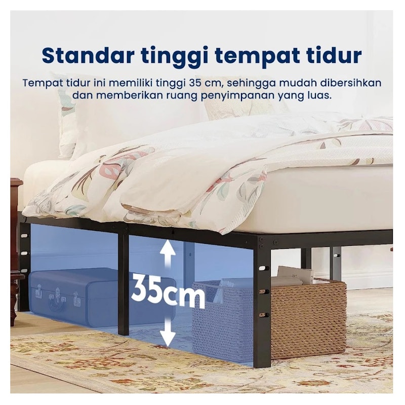 DBODHI Basicbed Series Ranjang Tidur Besi 5