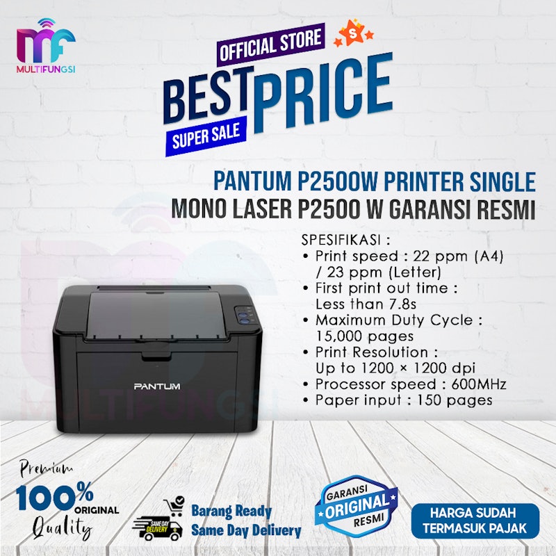 PANTUM Mono Laser Single Function Printer 2
