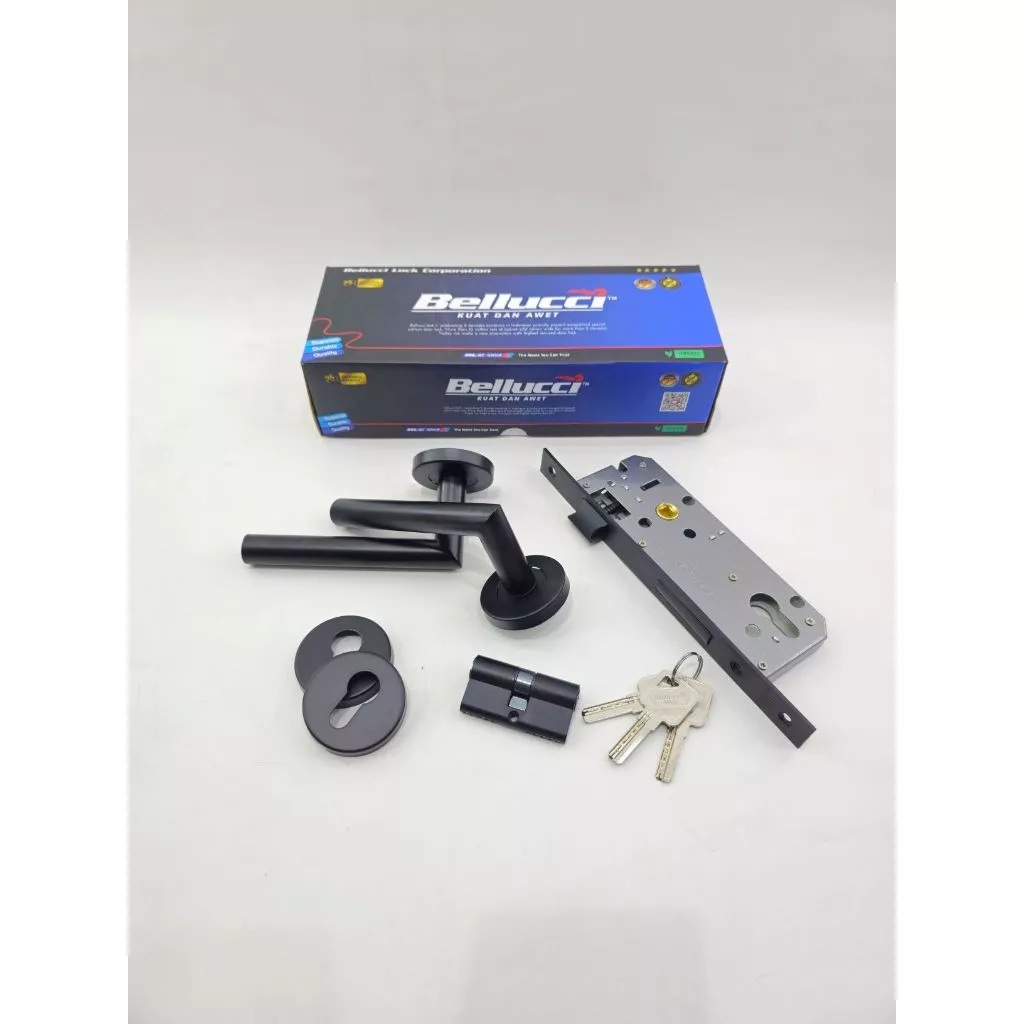 BLC Group Bellucci Kunci Pintu Black 782