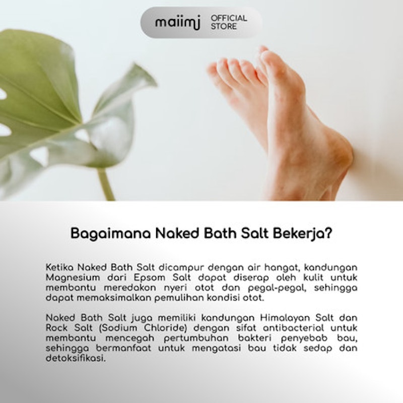 Maiimi Naked Bath Salt Sleepy Lavender 5