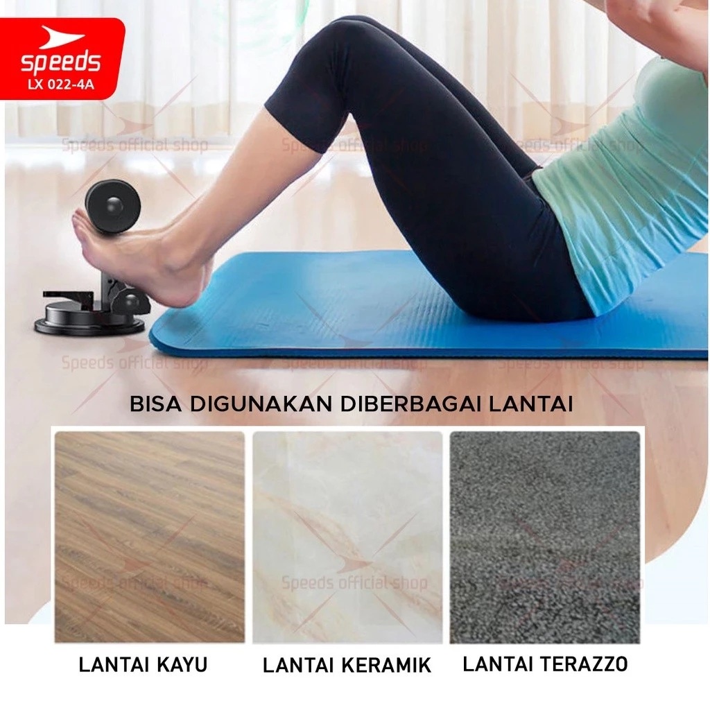 SPEEDS Sit Up Stand + Resistance Bands  4