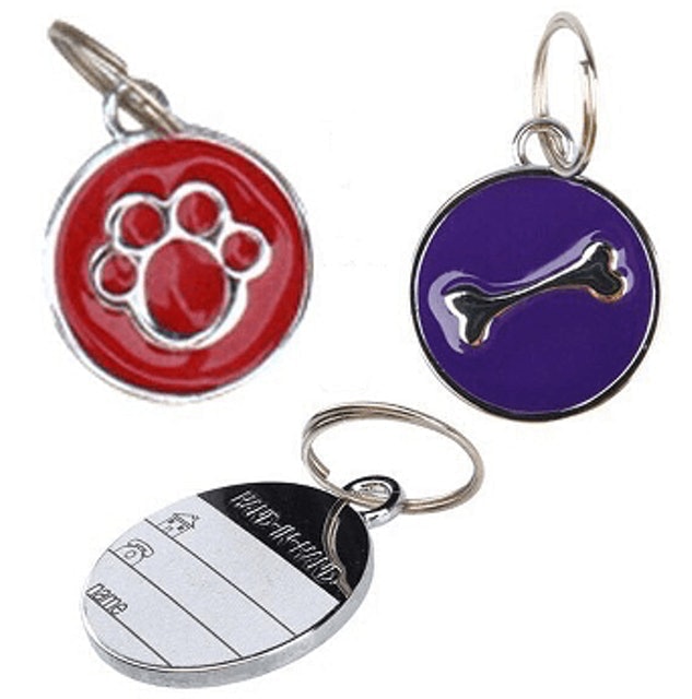 Bandul Kalung Kucing Anjing ID Tag Pengenal