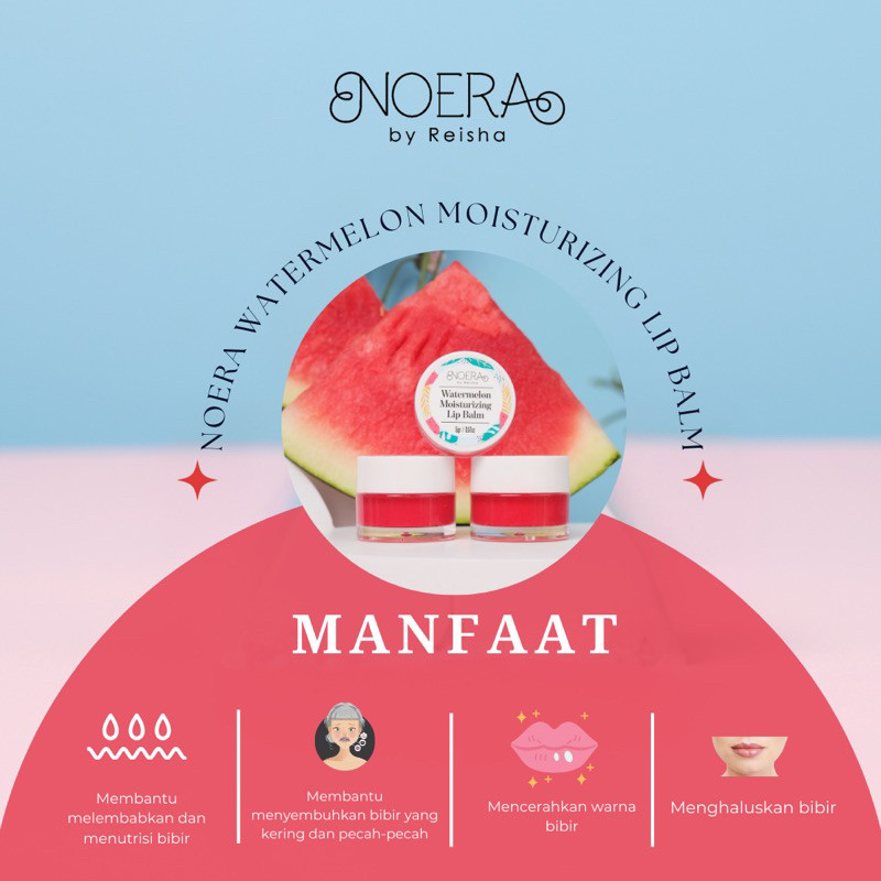  Noera by Reisha Noera Watermelon Lip Scrub