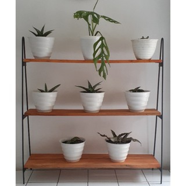 GUNINCO Rak Serbaguna/Rak Bunga Susun